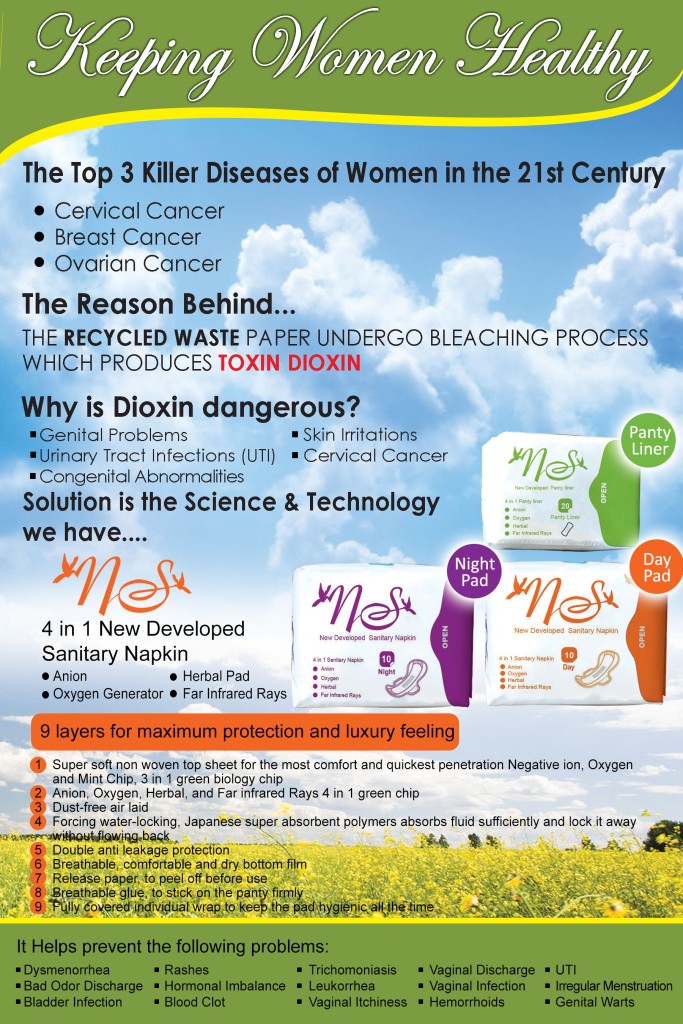 NS Herbal Sanitary Napkin 4 in 1